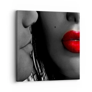 Impression sur toile - Image sur toile - Face à face - 30x30 cm