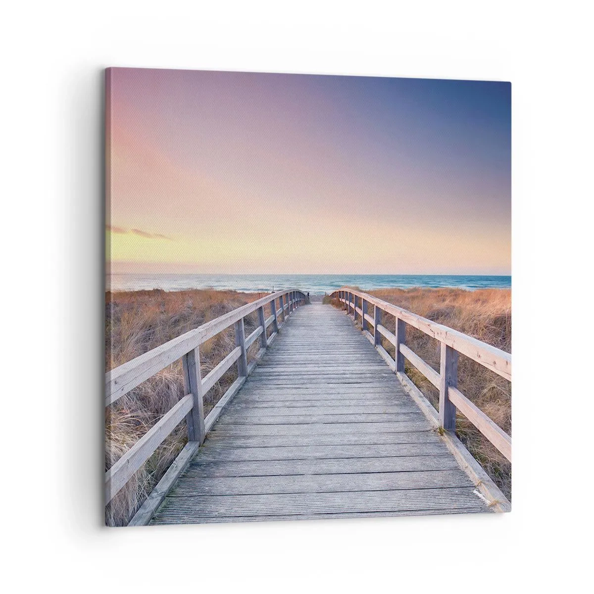 Impression sur toile - Image sur toile - Aurore baltique du soir - 60x60 cm