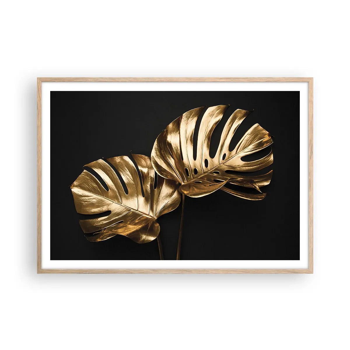 Affiche dans un chêne clair - Poster - Les trésors de la nature - 100x70 cm