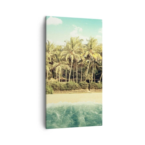 Impression sur toile - Image sur toile - Peut-être ici? - 45x80 cm