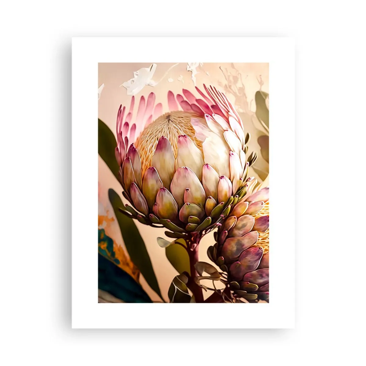Affiche - Poster - Tendrement embrassé - 30x40 cm
