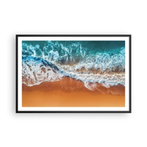 Affiche dans un cadre noir - Poster - Toujours ensemble - 91x61 cm