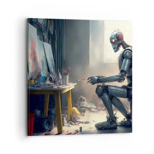 Impression sur toile - Image sur toile - L'acte de création - 70x70 cm