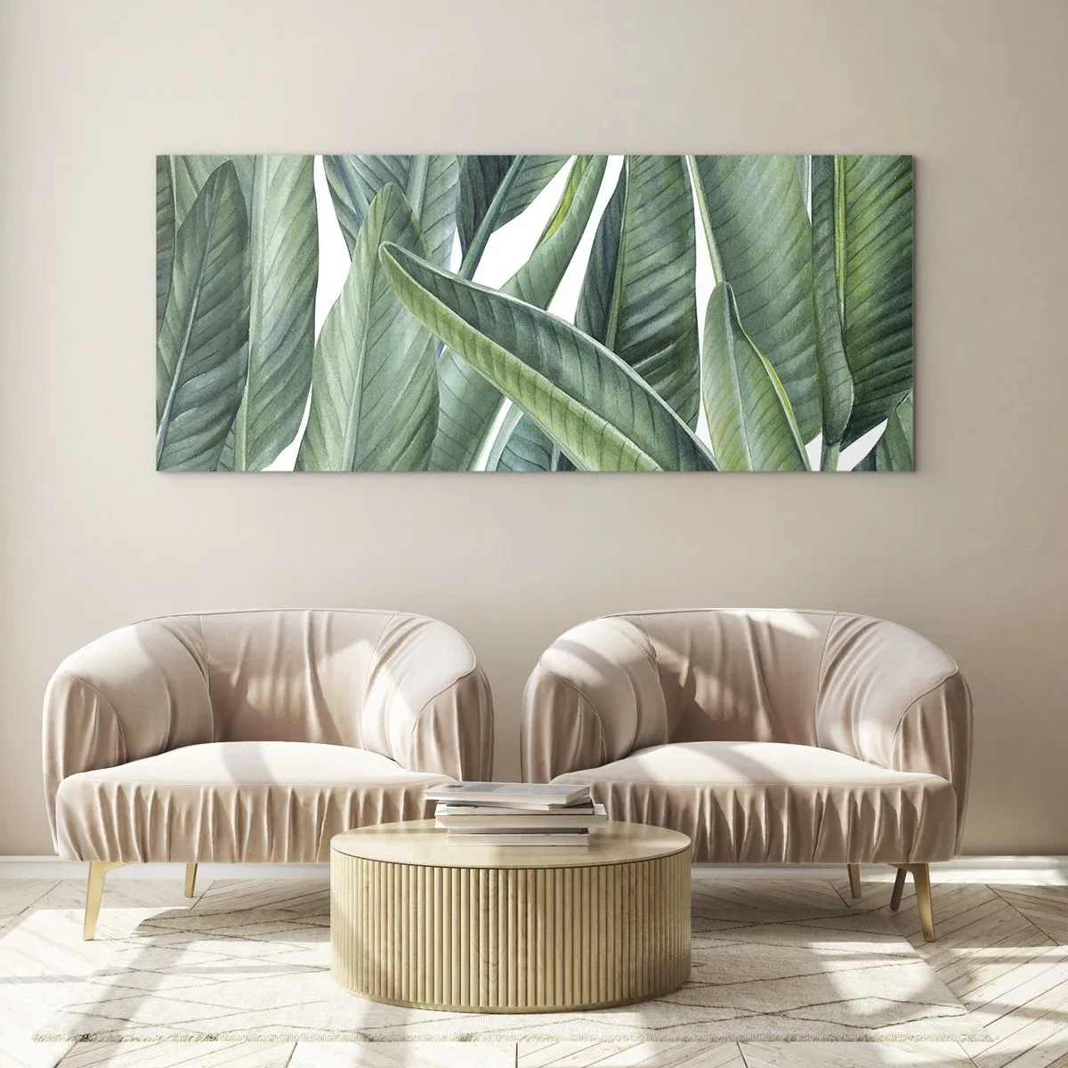 Impression sur verre - Image sur verre - La nature face à elle-même - 100x40 cm