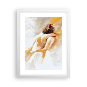 Affiche dans un cadre blanc - Poster - Proximité dans le ciel - 30x40 cm