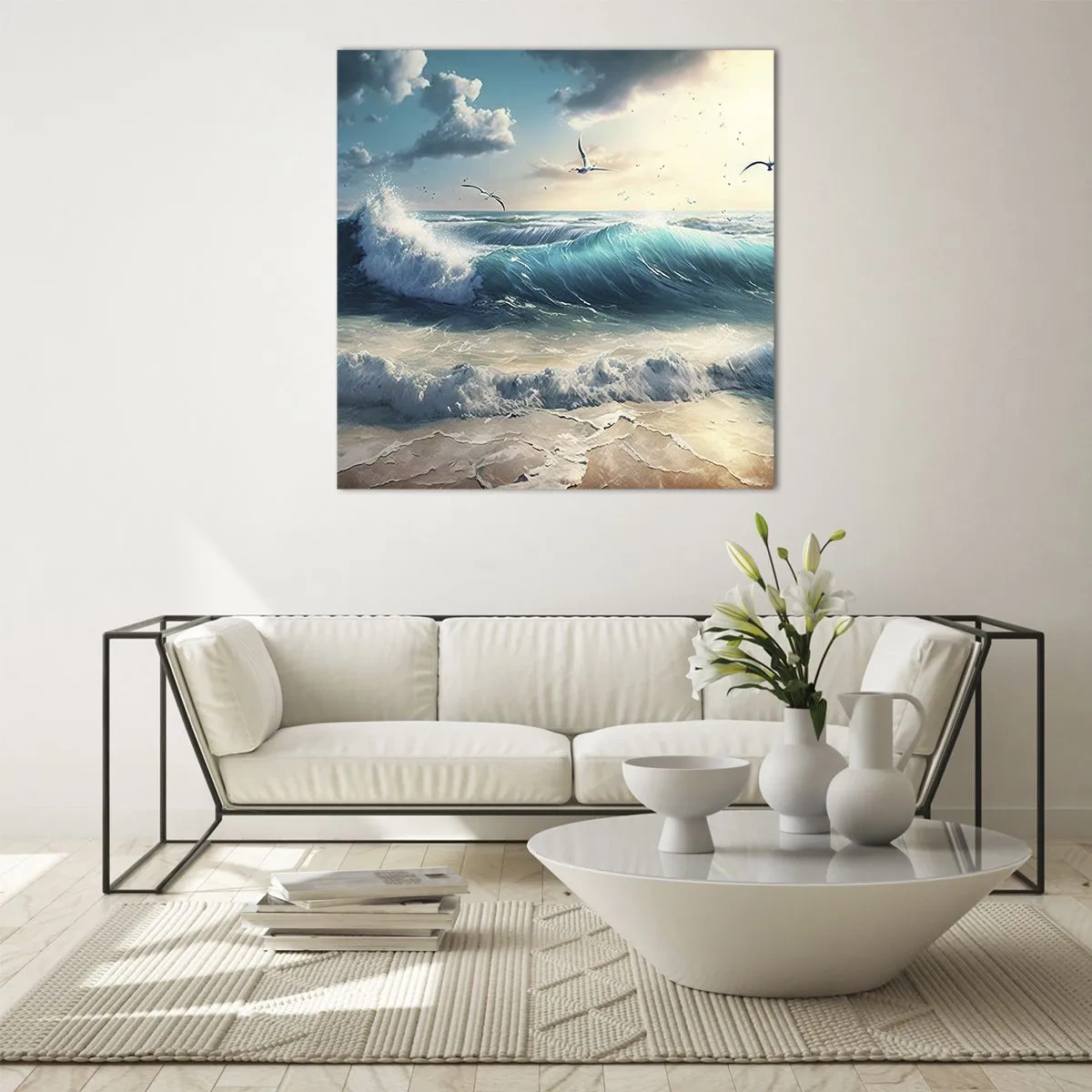 Impression sur verre - Image sur verre - Ça bourdonne seulement pour toi - 60x60 cm