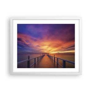 Affiche dans un cadre blanc - Poster - Sans fin - 50x40 cm