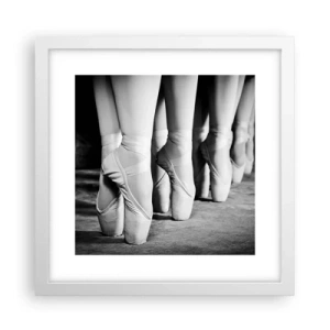Affiche dans un cadre blanc - Poster - Ensemble, simple - 30x30 cm