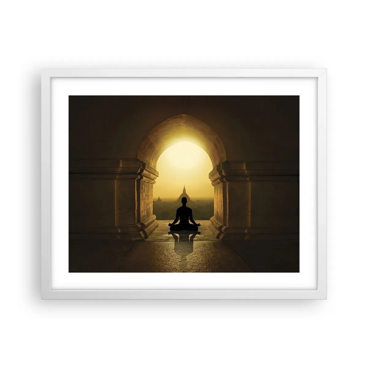 Affiche dans un cadre blanc - Poster - Pleine harmonie - 50x40 cm