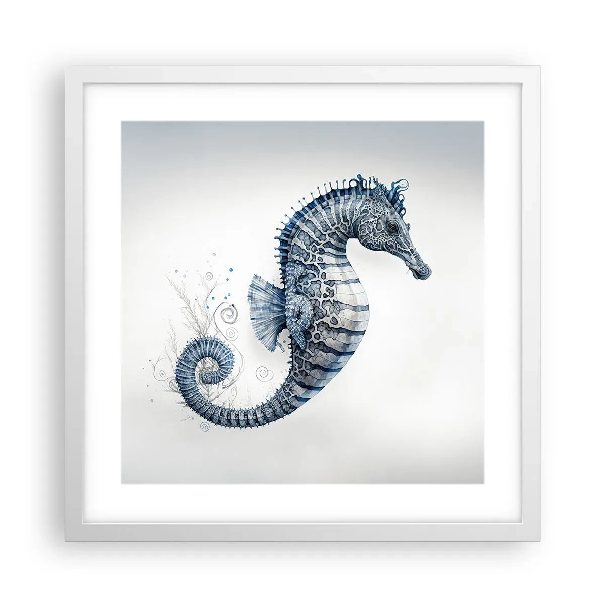 Affiche dans un cadre blanc - Poster - Une subtile plaisanterie de la nature - 40x40 cm