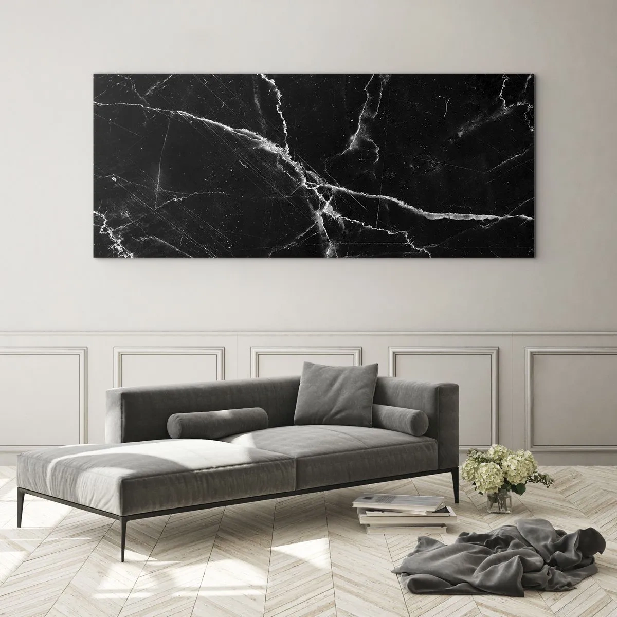 Impression sur verre - Image sur verre - La vie secrète de la pierre - 100x40 cm