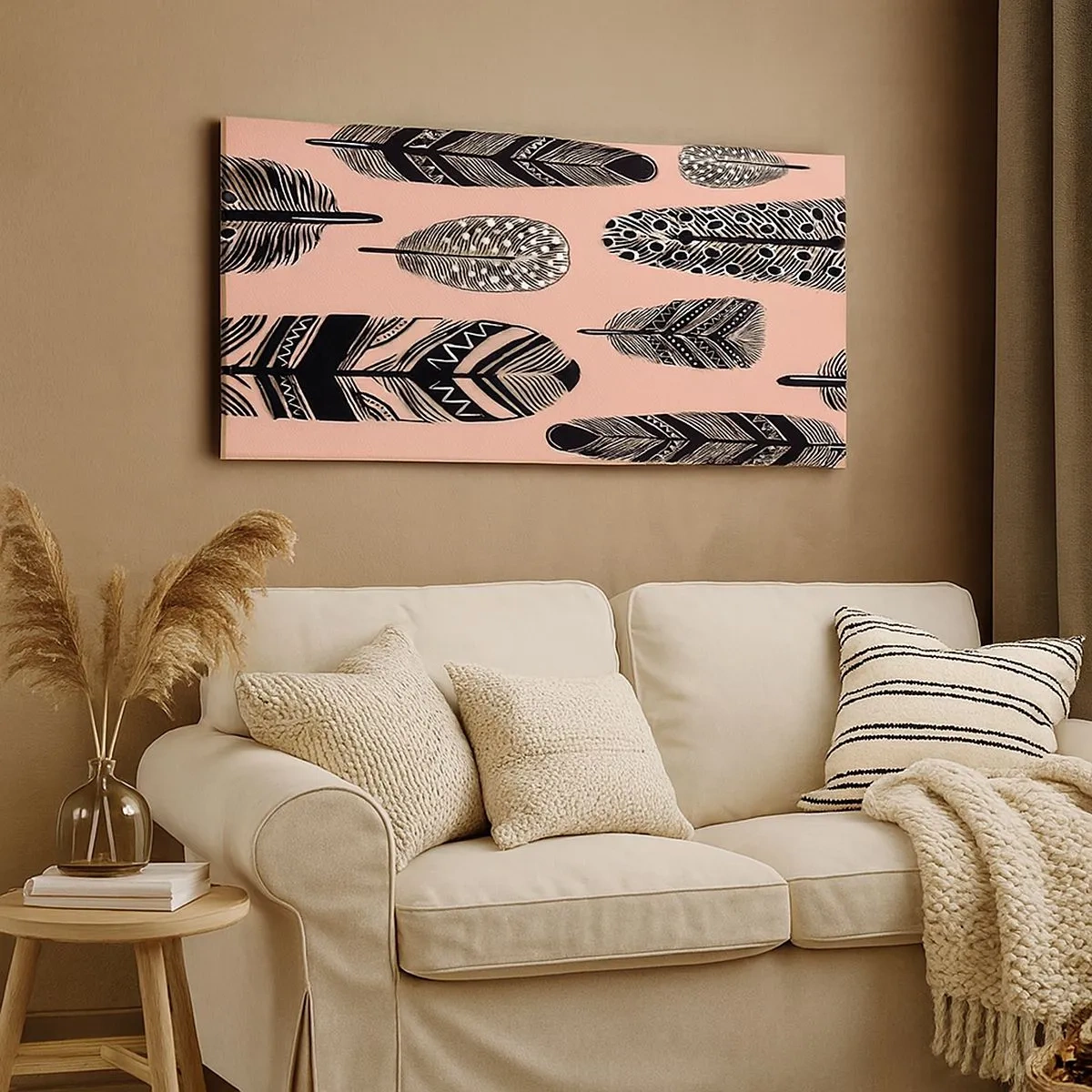 Impression sur toile - Image sur toile - Collection indienne - 100x40 cm