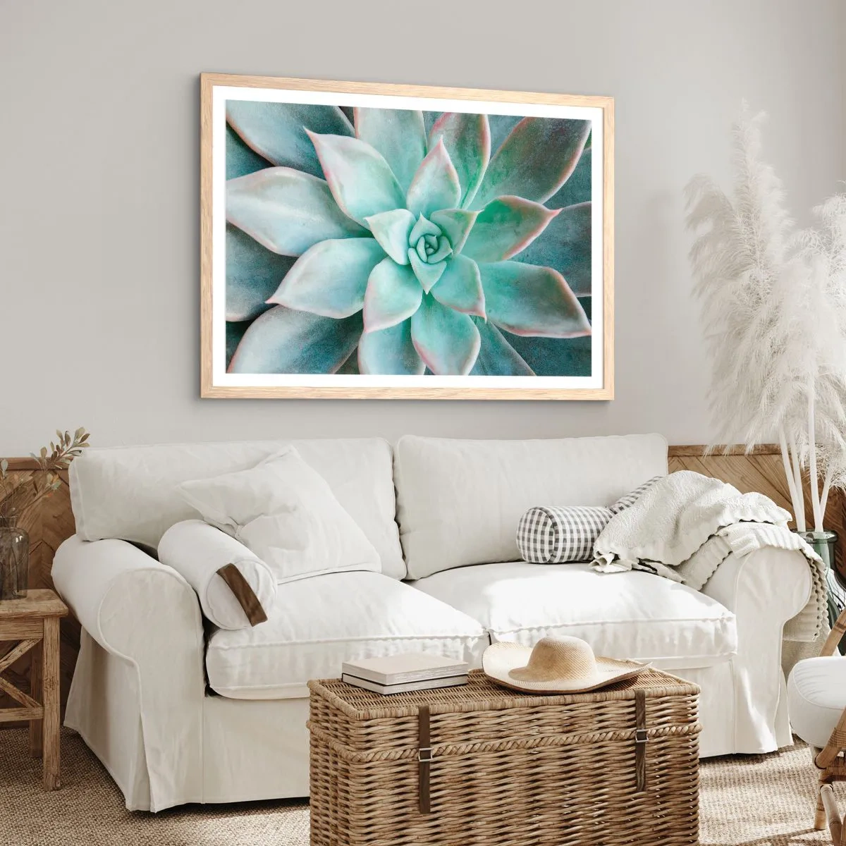 Affiche dans un chêne clair - Poster - Le coeur du désert - 70x50 cm