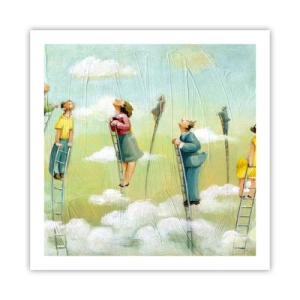 Affiche - Poster - Derrière ton rêve - 60x60 cm