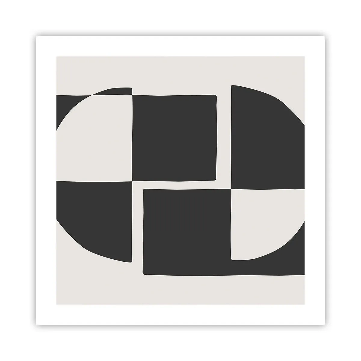 Affiche - Poster - Antithèse - Synthèse - 50x50 cm