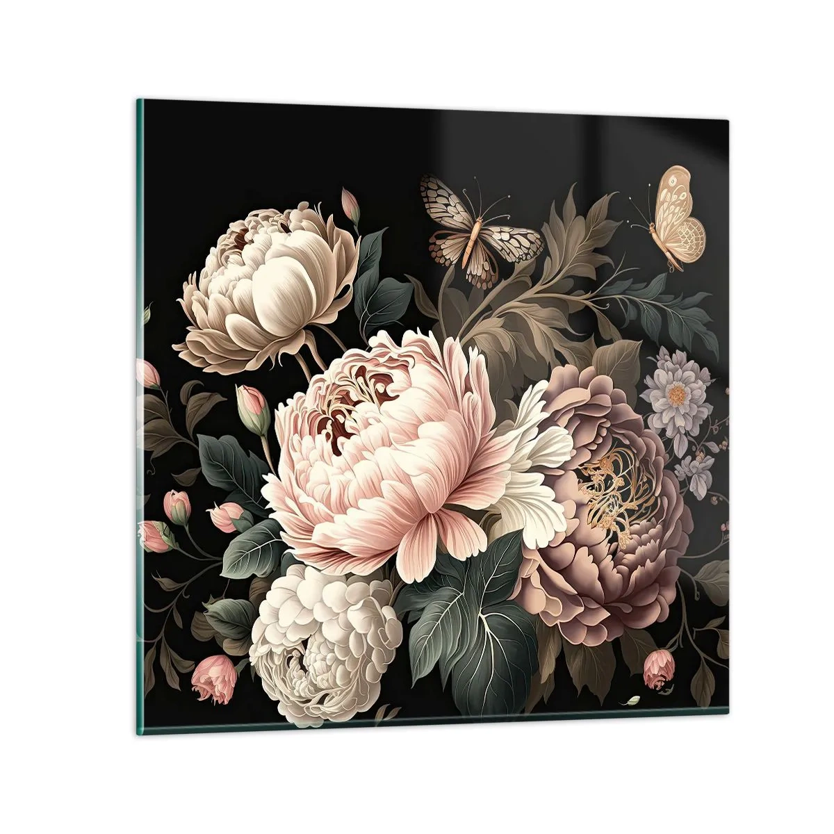 Impression sur verre - Image sur verre - De style baroque - 30x30 cm