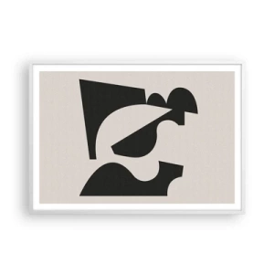 Affiche dans un cadre blanc - Poster - À monter soi-même - 100x70 cm