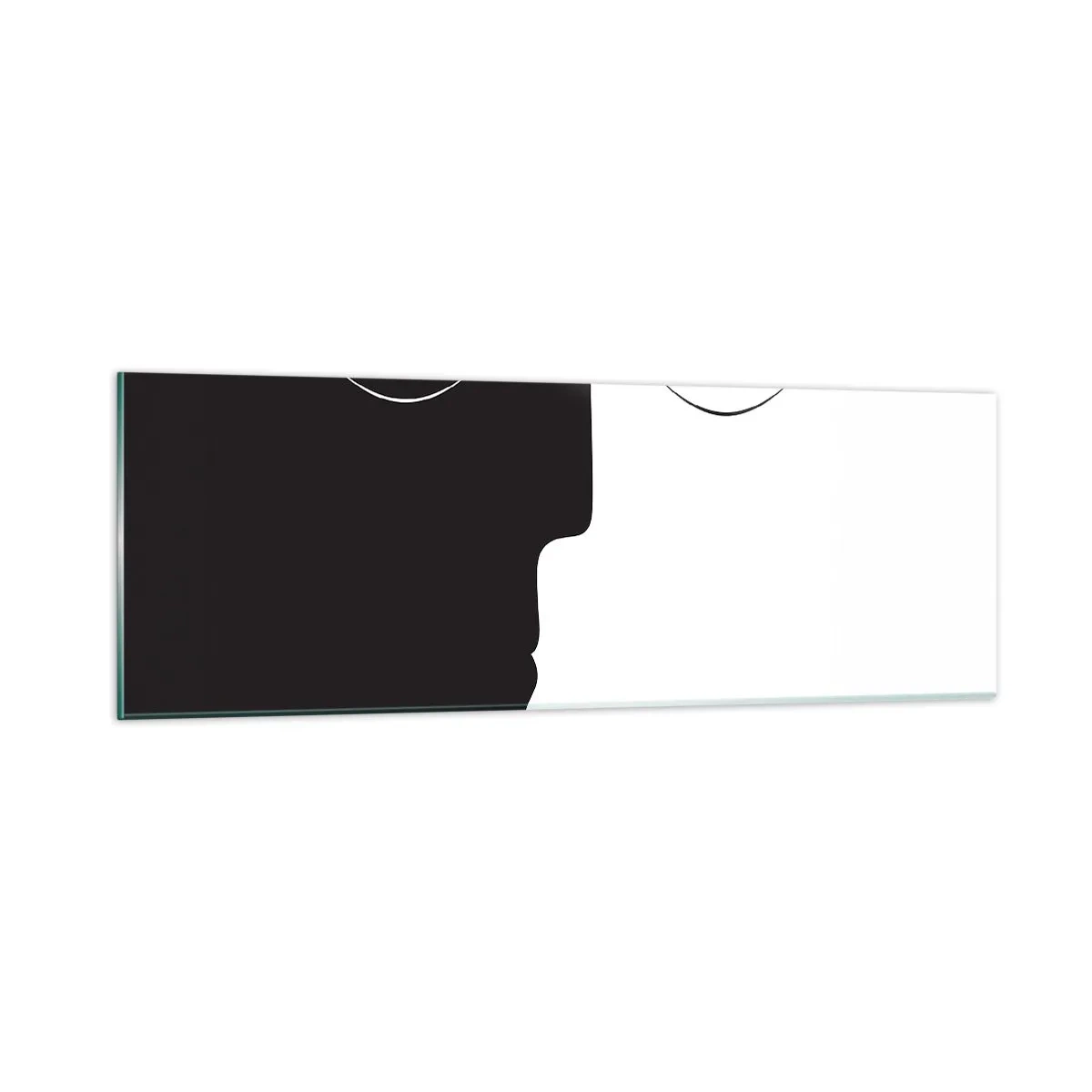 Impression sur verre - Image sur verre - Unité des contraires - 90x30 cm