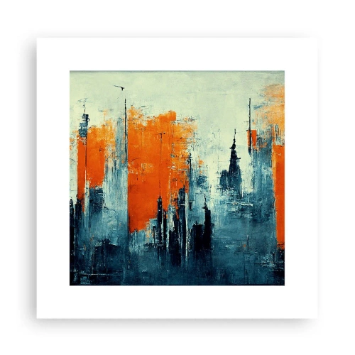 Affiche - Poster - Paysage moderne - 30x30 cm