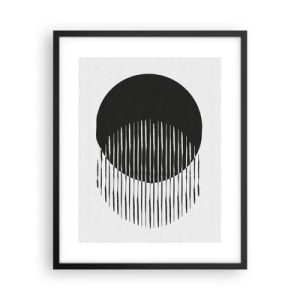 Affiche dans un cadre noir - Poster - Son alter ego - 40x50 cm