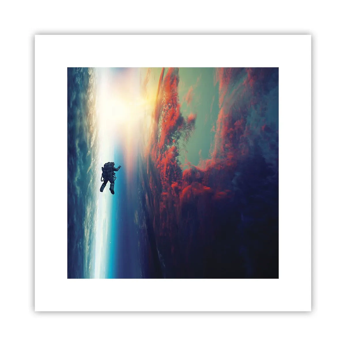 Affiche - Poster - Affronter l'univers - 30x30 cm