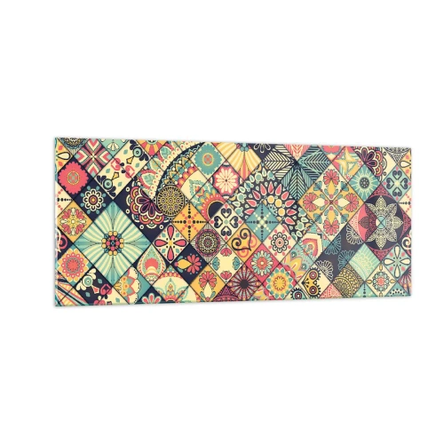 Impression sur verre - Image sur verre - Ambiance marocaine - 100x40 cm