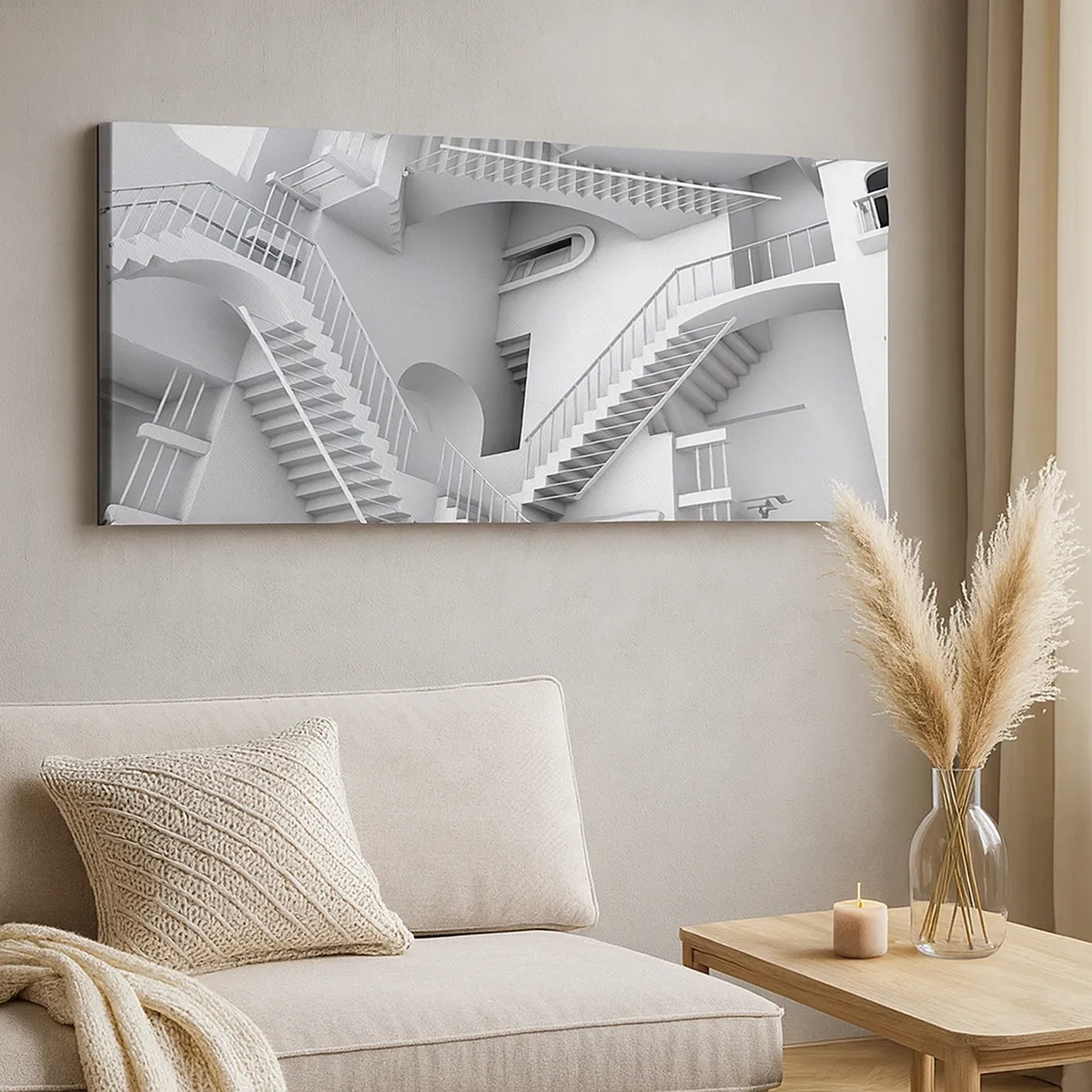 Impression sur toile - Image sur toile - Paradoxes spatiaux - 30x30 cm