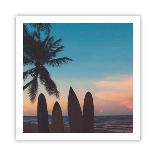 Affiche - Poster - Demain sera amusant aussi - 60x60 cm