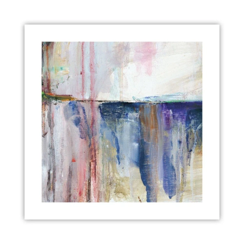 Affiche - Poster - Impressions et associations colorées - 40x40 cm