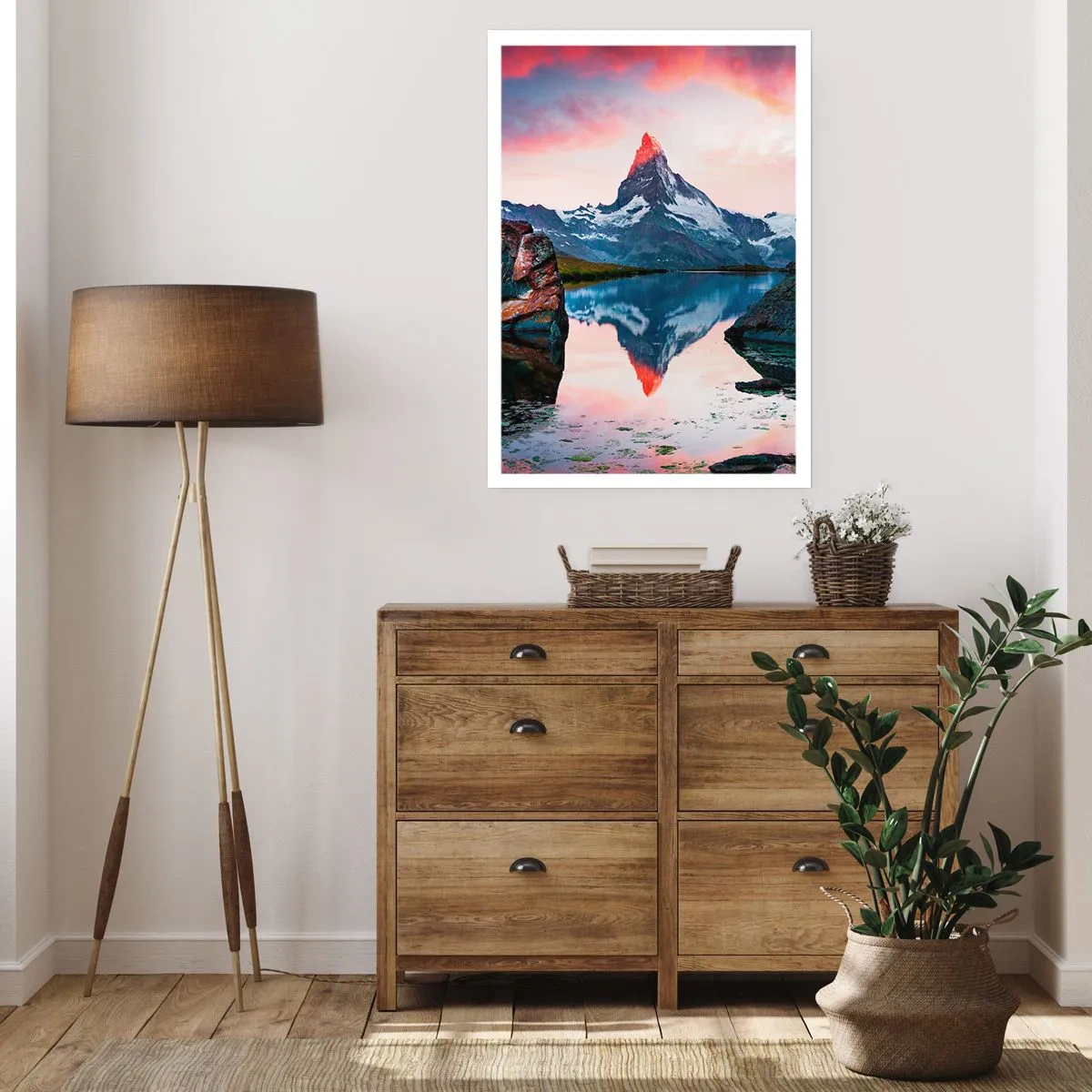 Affiche - Poster - Le coeur des montagnes est chaud - 70x100 cm
