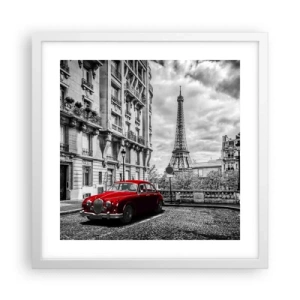 Affiche dans un cadre blanc - Poster - Prédateur dans la ville - 40x40 cm