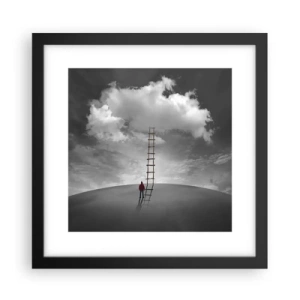 Affiche dans un cadre noir - Poster - Tout est possible - 30x30 cm