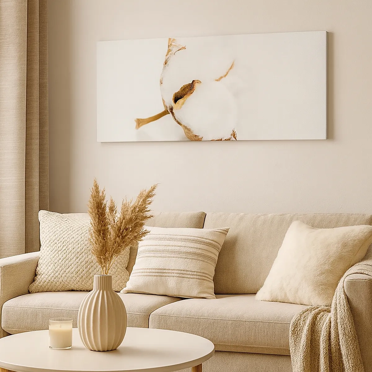 Impression sur toile - Image sur toile - Doux par nature - 30x30 cm