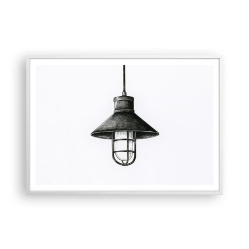 Affiche dans un cadre blanc - Poster - Comme il y a des années… - 100x70 cm