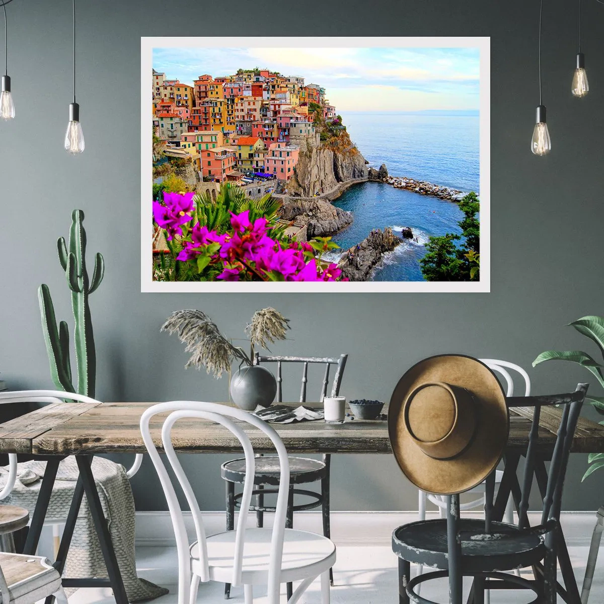 Affiche - Poster - La ville qui rit - 70x50 cm