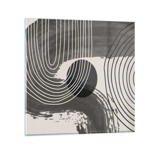 Impression sur verre - Image sur verre - L'ovale gagne - 30x30 cm