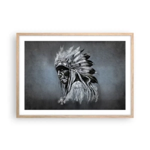 Affiche dans un chêne clair - Poster - Retour aux sources - 70x50 cm