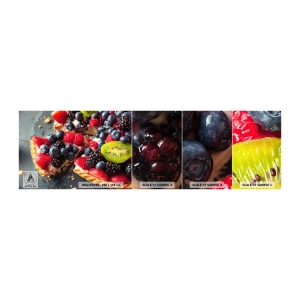 Échantillon De Papier Peint Standard Eco - Dolce vita! - La gastronomie, Tarte aux fruits, Gâteau - 100x30 cm