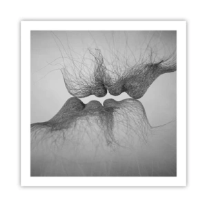 Affiche - Poster - La bise du vent - 60x60 cm