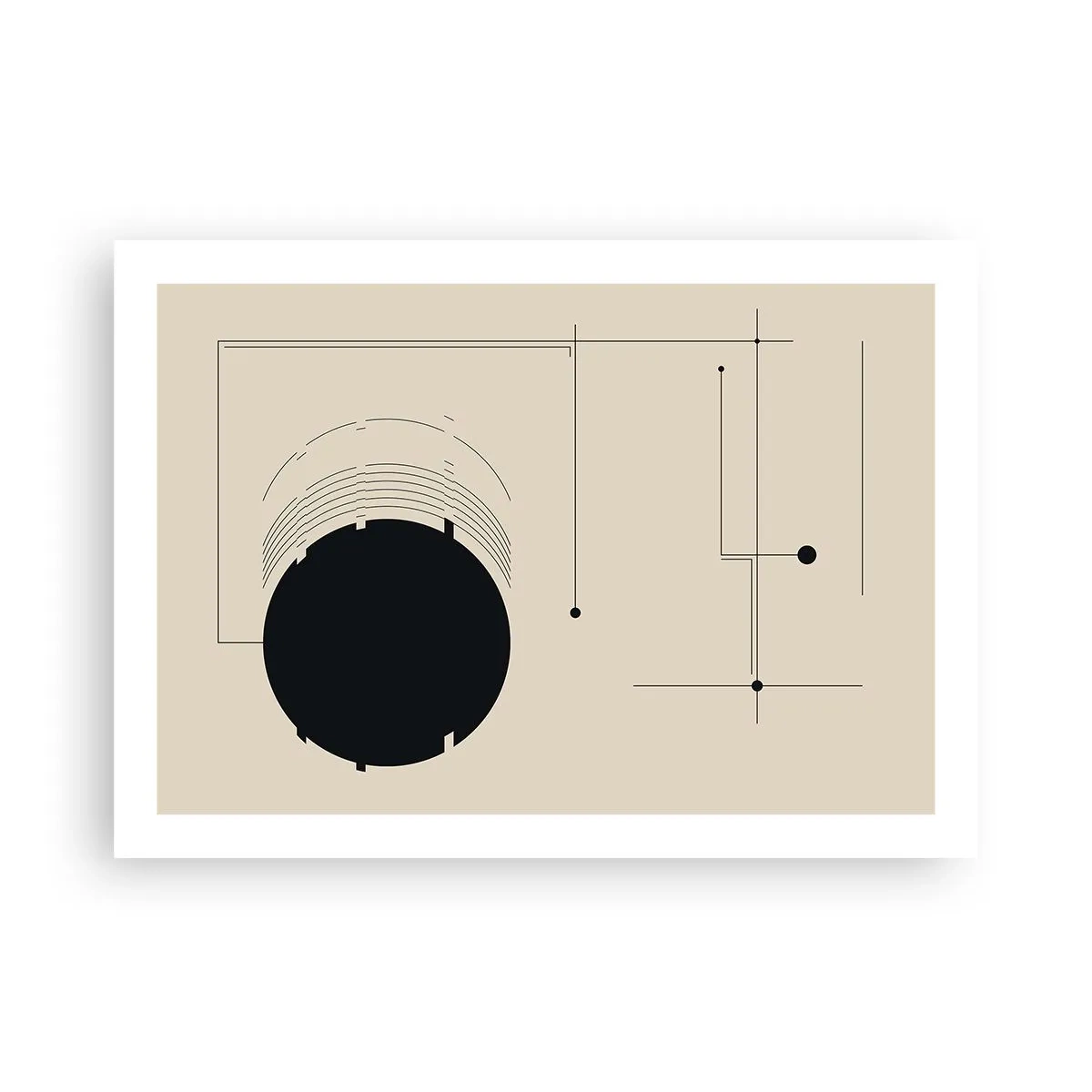 Affiche - Poster - Une composition flexible et dynamique - 70x50 cm