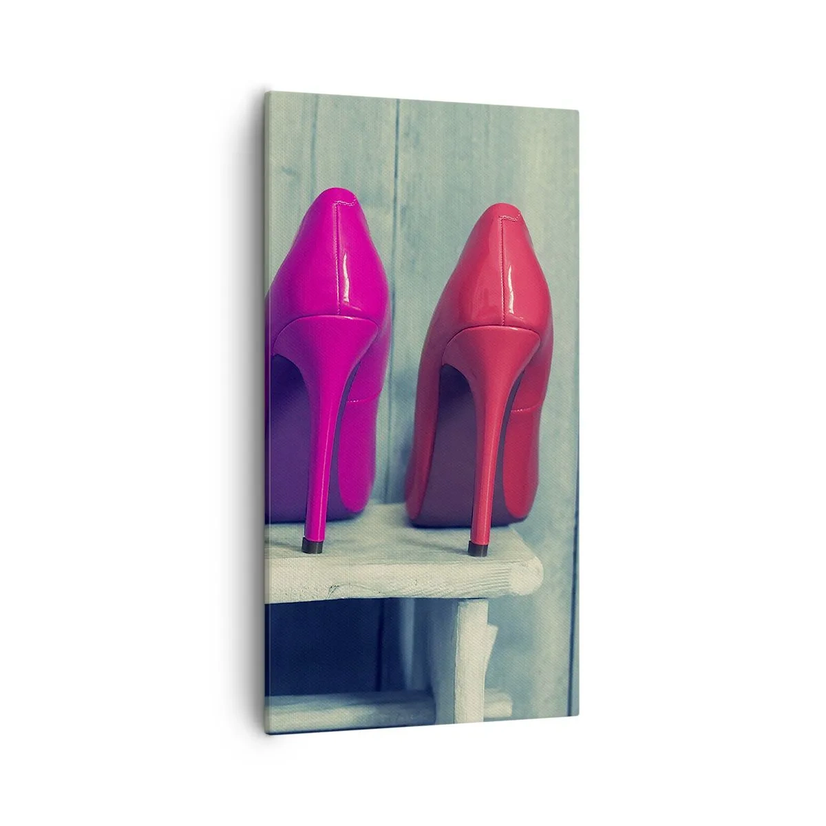 Impression sur toile - Image sur toile - Promenade sur l'arc-en-ciel - 55x100 cm