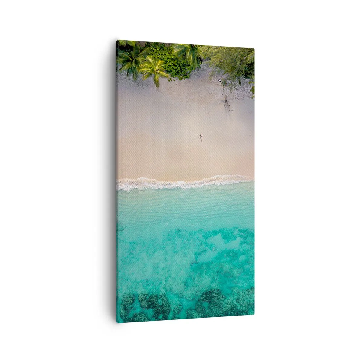 Impression sur toile - Image sur toile - Plage paradisiaque - 55x100 cm