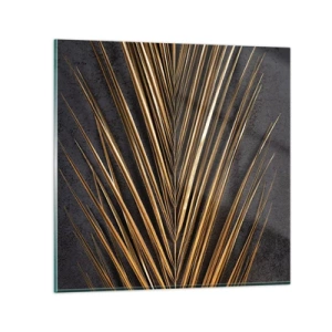 Impression sur verre - Image sur verre - L'or des tropiques - 70x70 cm
