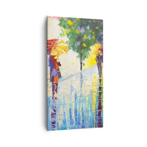 Impression sur toile - Image sur toile - Et tout est clair - 55x100 cm
