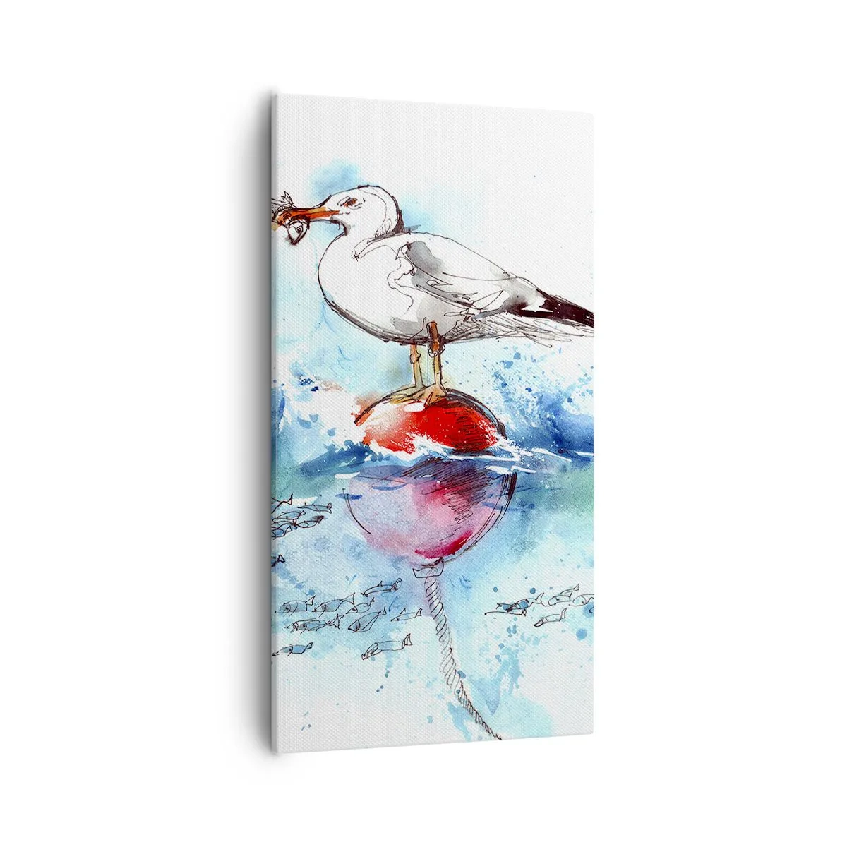 Impression sur toile - Image sur toile - Prise réussie - 55x100 cm