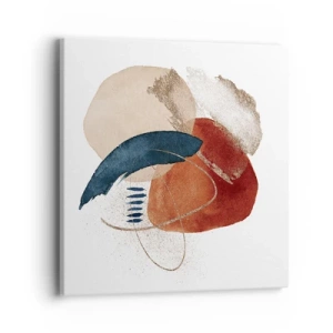 Impression sur toile - Image sur toile - Composition ovale - 40x40 cm