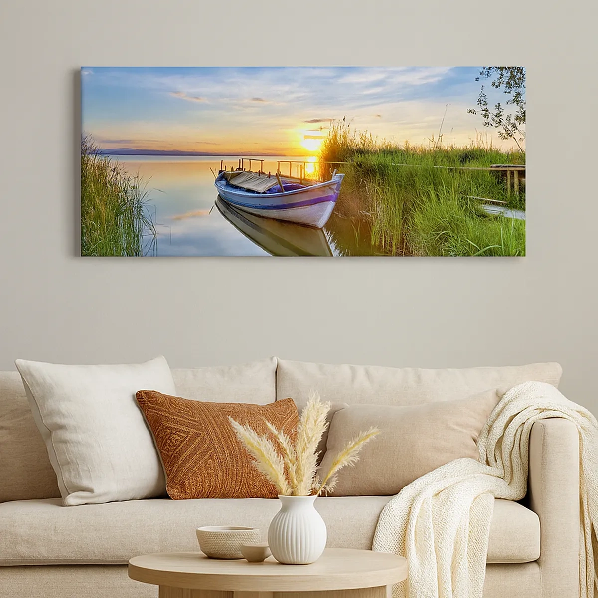 Impression sur toile - Image sur toile - La crique où les rêves deviennent réalité - 30x30 cm