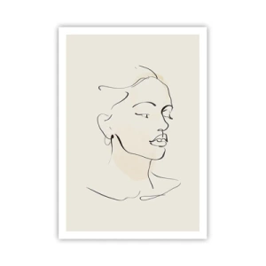 Affiche - Poster - Une ligne certaine - 70x100 cm