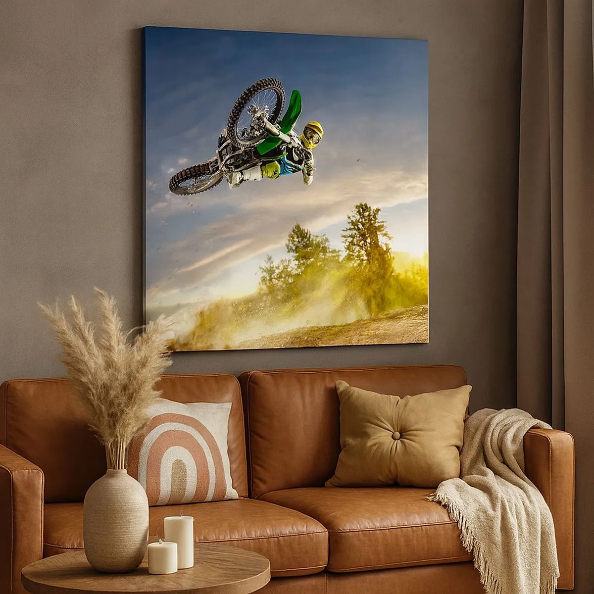 Impression sur toile - Image sur toile - Activez les émotions ! - 30x30 cm