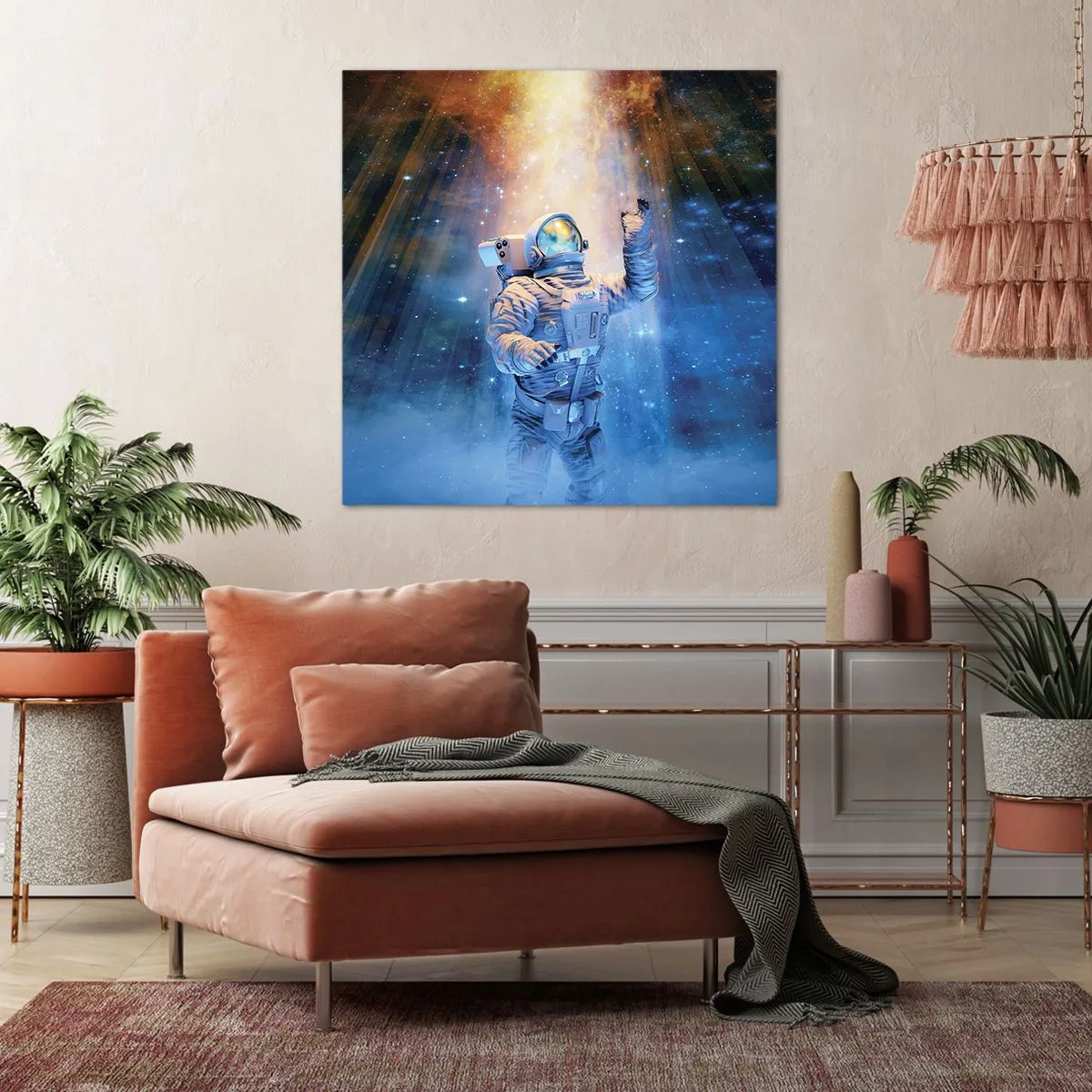 Impression sur toile - Image sur toile - Enfin arrivé - 40x40 cm